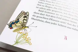 Detailaufnahme einer Illustration