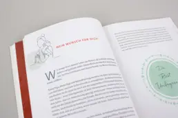 Detailaufnahme einer Buch-Doppelseite