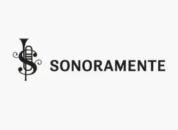 Logo bestehend aus einer Trompete und dem Buchstaben S
